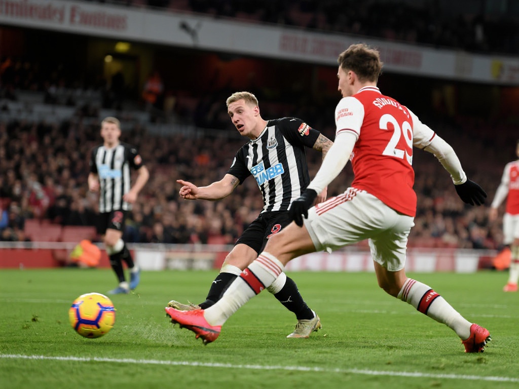 一个典型的案例是第三个进球：阿森纳后卫在