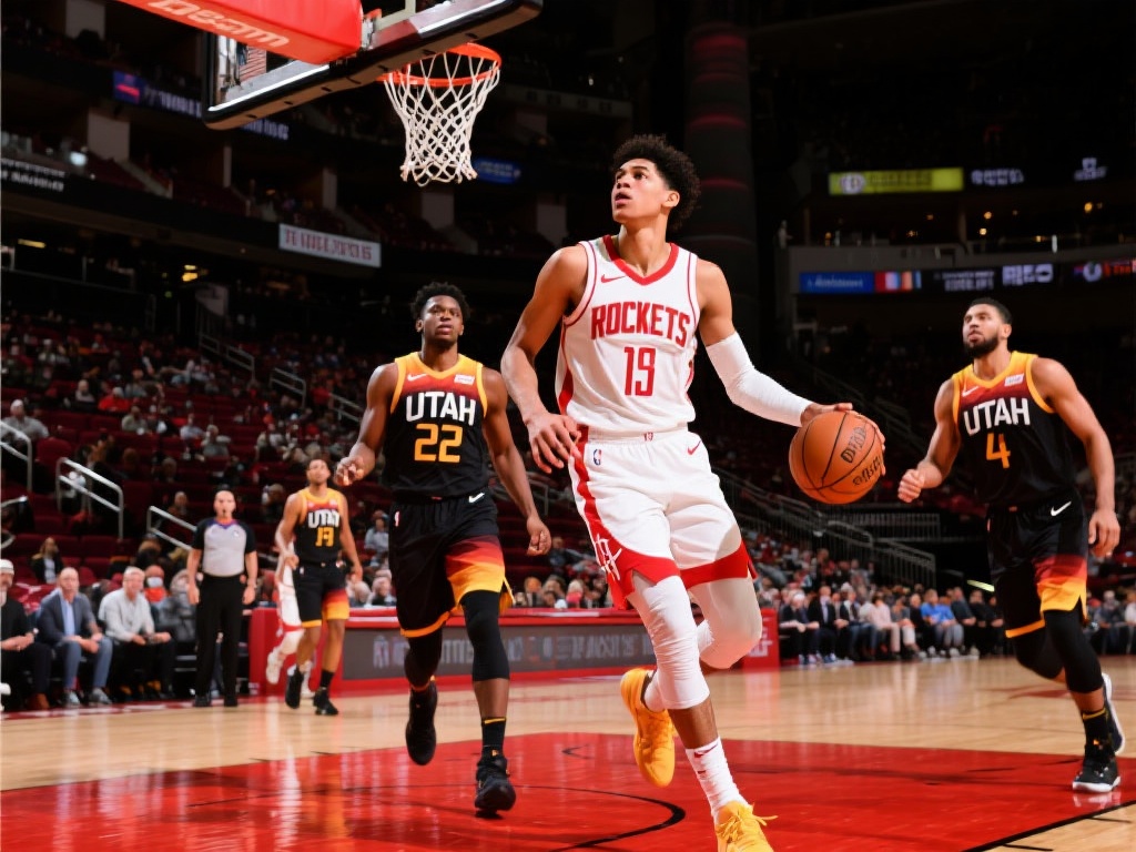 在一场备受关注的NBA常规赛中，休斯顿火